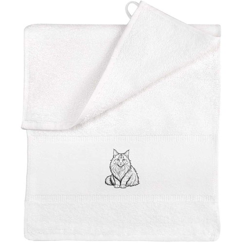 Maine coon cat flannel - coon, cat'