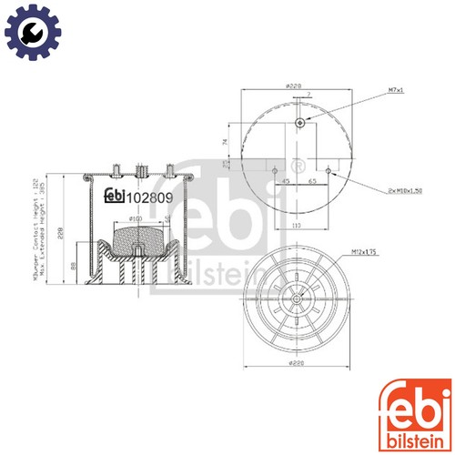 Bellow air suspension - air,