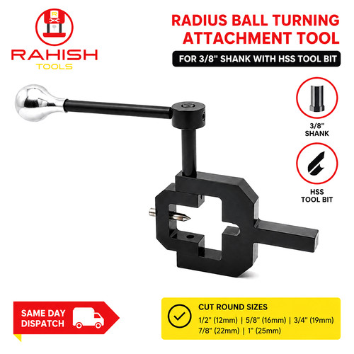 Radius ball turning - ball, attachment
