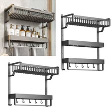 Chrome Towel Rail Holder Wall