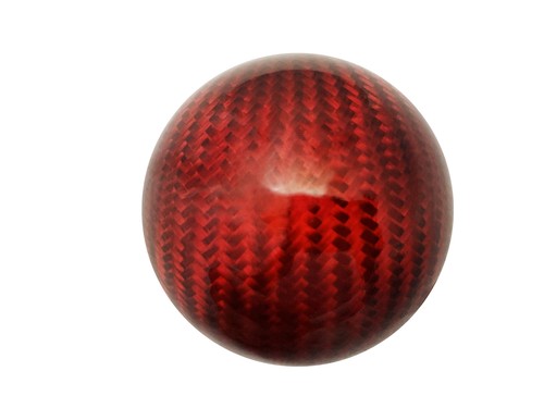 Red carbon fibre gear shift - carbon,