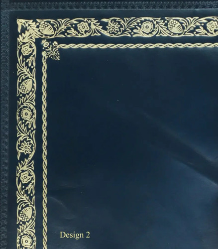 Blue calf leather insert - blue, for