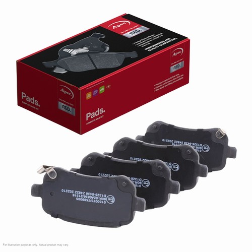 Apec rear brake pad set - apec,