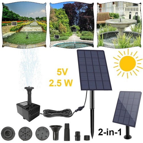 Solar panel powered water - panel,