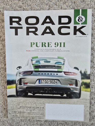 Road track magazine - road,