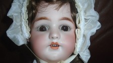 VERY PRETTY,ANTIQUE,23" SIMON AND HALBIG BISQUE HEAD  DOLL