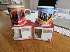 Coca Cola Mini Mug Series, Fun Artic, Series 2, 2 of 4 mugs in boxes, No 1 and 3