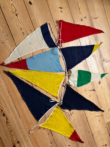 Vintage nautical bunting 9 - vintage,