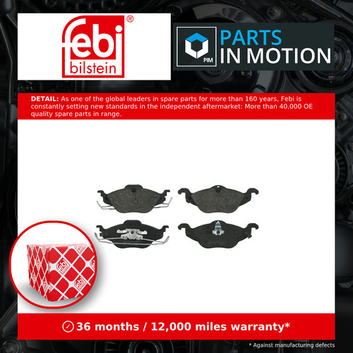 Brake pads set fits vauxhall - fits,