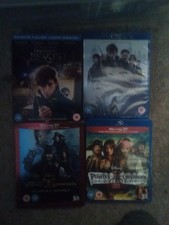 BLU-RAY 3D JOBLOT OF 4 3D