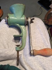 Vintage Cast Iron Green Enamel