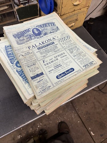 Copies fishing gazette 1950s - 4,