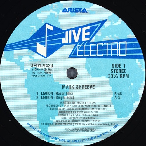Mark shreeve legion - shreeve,