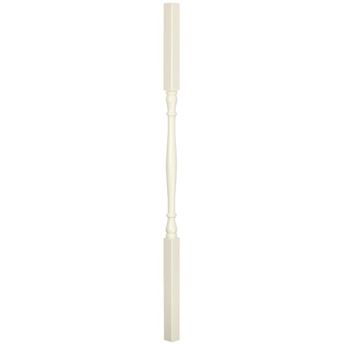 Edwardian stair spindles - stair, white