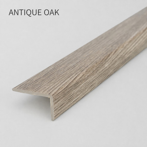 Upvc wood effect stair nosing - wood,