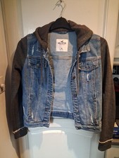 Hollister Womans Denim Hooded