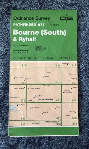 Vintage pathfinder map 877 - vintage, os