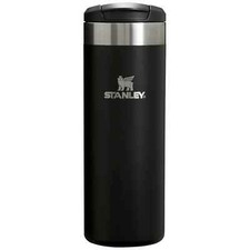 Genuine Stanley Aerolight Transit Mug Black 0.47L Metal Hydration Flask