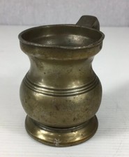 Antique Pewter Gill Measure