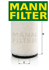 Air filter fits for - air, fits: