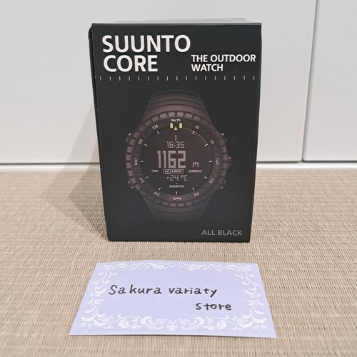 Suunto core all black - black, military
