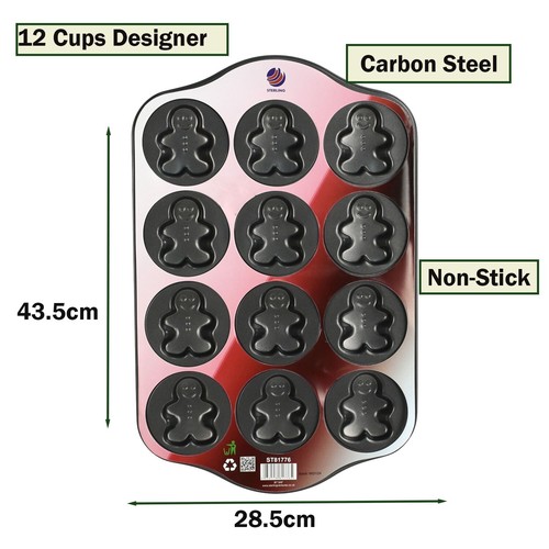 Muffin tray cupcake - 12, non