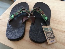 Sanuk Boys Camouflage Flip Flops