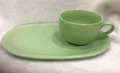 Set solid lime green - set, soup