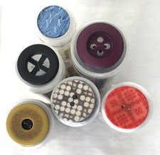 TUBES OF BUTTONS X 6 - JOHN