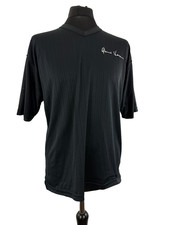 Versace Classic V2 Gianni Versace Embroidered Black Shirt Mens L 42 in