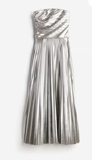 H&M  Pleated Bandeau Dress