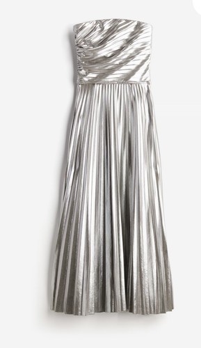 Pleated bandeau dress - pleated,