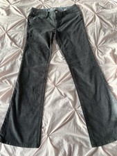 Gap Limited Edition Grey/Brown Needle Cord Jeans W28 L31 Stretch Low Rise Flared