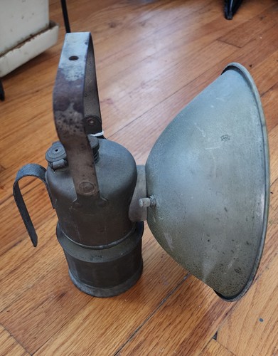 Vintage justrite brass - brass, miner's