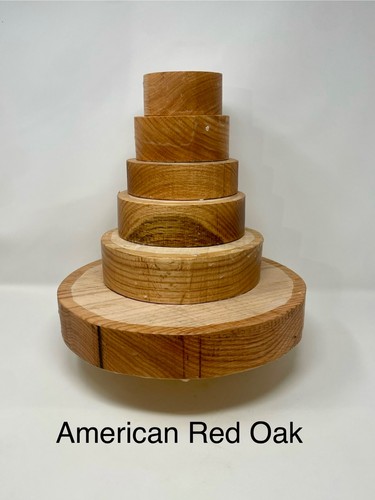 American red oak woodturning - red,