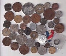 COLLECTION OF OLD INTERESTING WORLD COINS. AUCTION STARTS AT  £1