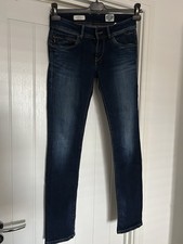 Pepe Ladies Dark Slim Leg Denim Jeans, New Brooke Model, VGC, 30W X 32L