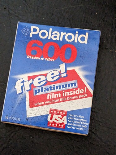 Polaroid 600 platinum instant - platinum,