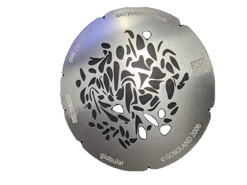 Globular break gobo size - break, up