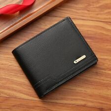 Men's Leather Wallet Black Colour Enclosed  RFID SAFE ID Protection Designer