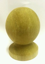 Treated wooden ball - ,