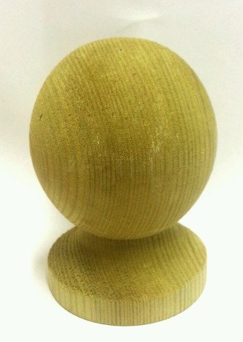 Treated wooden ball - treated,