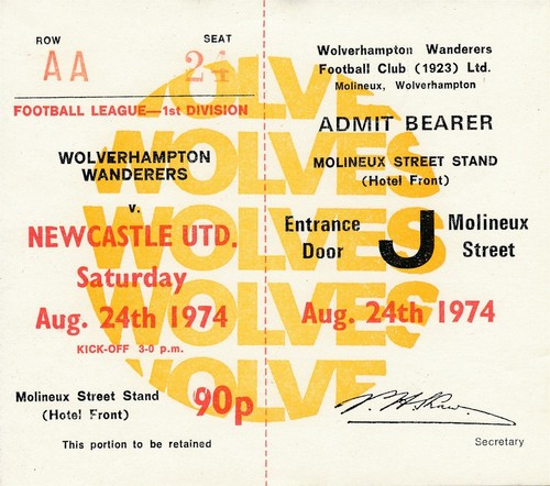 Ticket wolves newcastle - ticket:, v