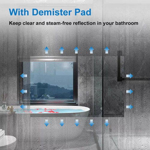 Led mirror bathroom - mirror, dimmable