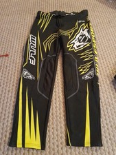 Wulfsport Motocross Enduro Trials Off-road Trousers Pants Trousers Yellow Black