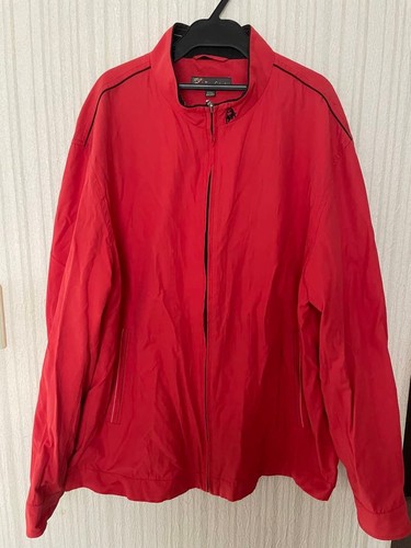 Lamborghini red zip - -up, jacket