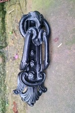 Vintage Metal Black Door
