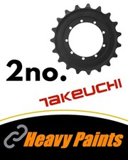 2no. Sprocket Takeuchi Digger TB125 High Quality Treated Steel