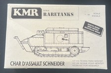 KMR Raretanks - French Char D'Assault Schneider WW1 - 1/35 Resin scale model kit