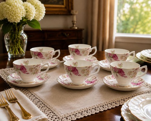 Vintage bone china cups and - vintage,